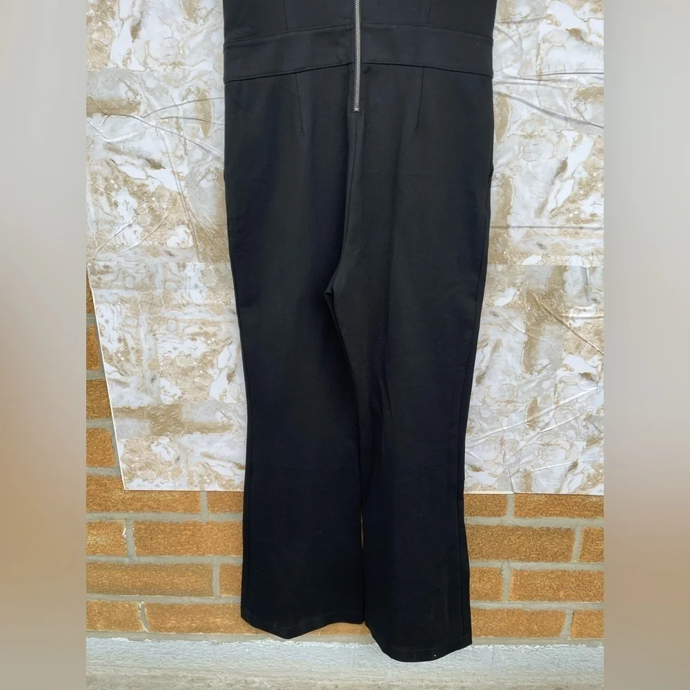 SPANX The Perfect Jumpsuit Sleeveless Back Zip Bootcut Leg Classic Black medium - Picture 12 of 15